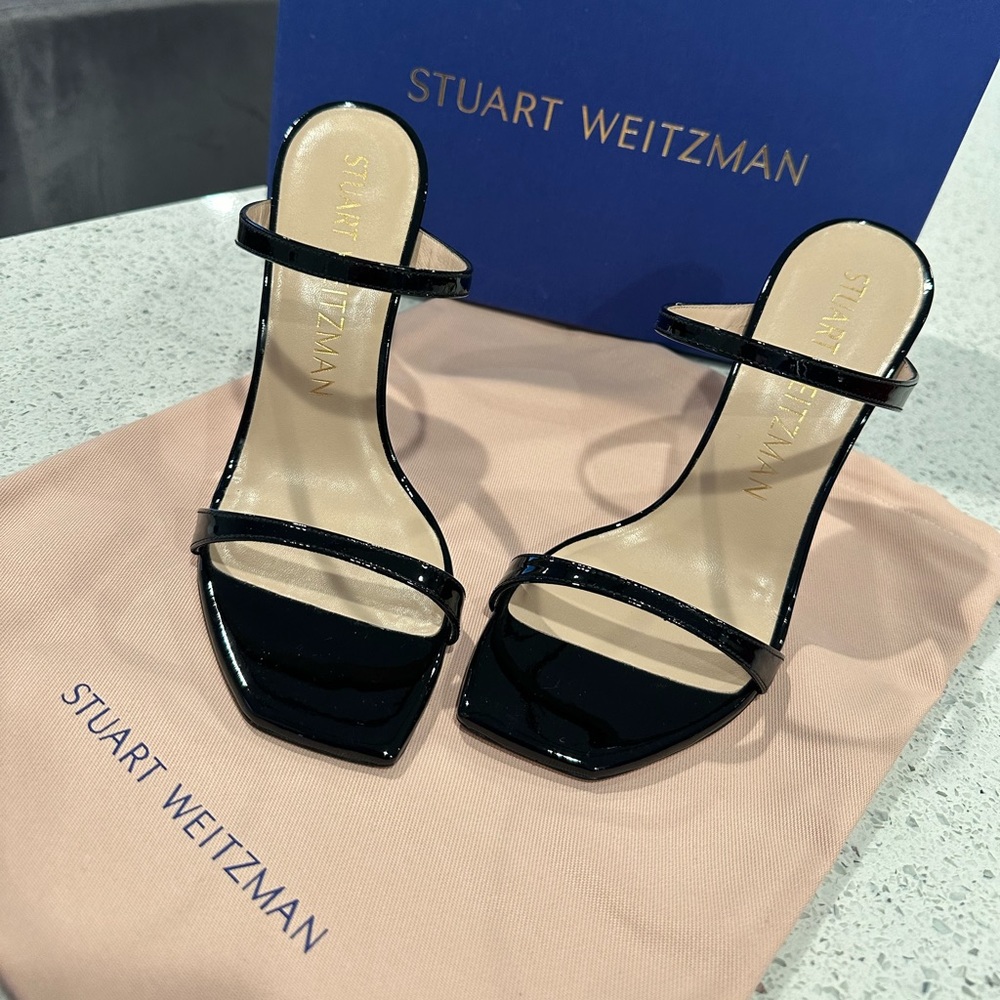 Aleena Patent Leather Mules